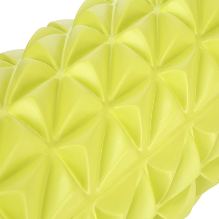 Wałek / roller fitness HMS FS205 limonkowy