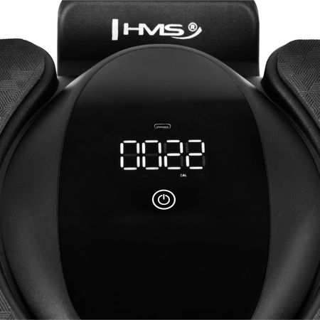 Automatyczne koło do ćwiczeń mięśni brzucha z podparciem i wyświetlaczem HMS KA40