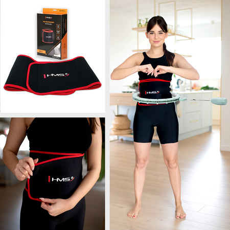 Hula hop z magnesami, obciążnikiem i licznikiem HMS HHM14 zielony