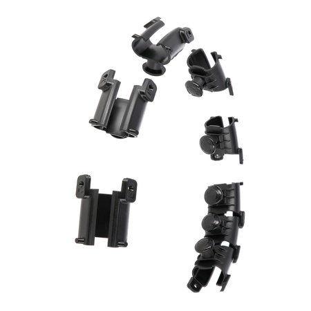 Hula hop z wypustkami, obciążnikiem i pasem HMS HHW12 + BR163 czarny