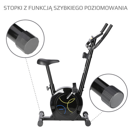 Rower magnetyczny ONE FITNESS RM8740 czarny