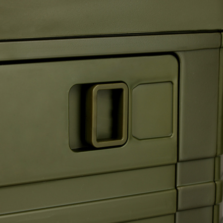 Składana skrzynia kempingowa z funkcją stołu NILS CAMP NCB4002 32L zielona 