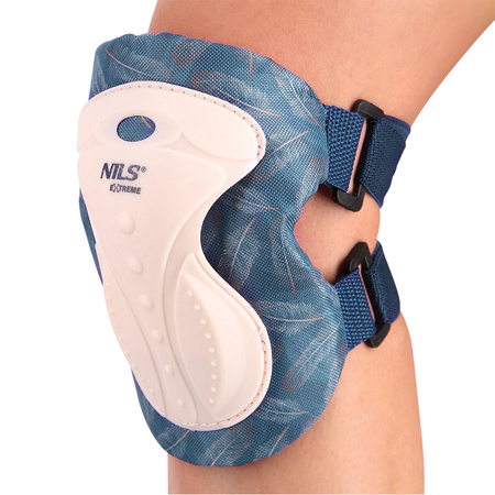 Ochraniacze na rolki, deskorolkę, hulajnogę NILS EXTREME H727 różowe