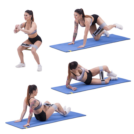 Regulowana guma do ćwiczeń ONE FITNESS HB010