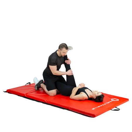 Materac gimnastyczny składany HMS PREMIUM MGS01 czerwony
