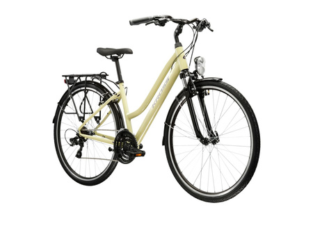 Rower trekkingowy Kross Trans 1.0 2025 beżowy