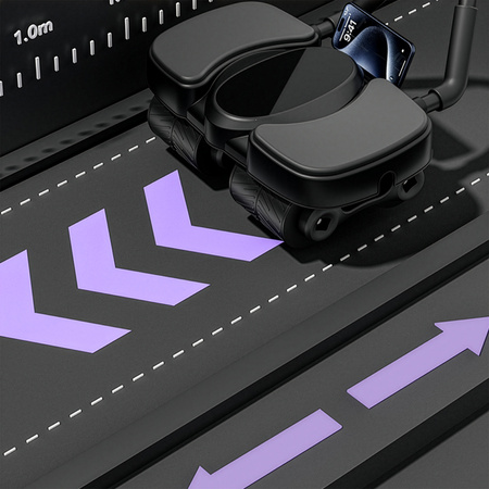 Automatyczne koło do ćwiczeń mięśni brzucha z podparciem i wyświetlaczem HMS KA40