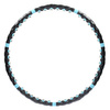 Hula hop masujący z magnesami HMS HHP006 98cm czarny / niebieski