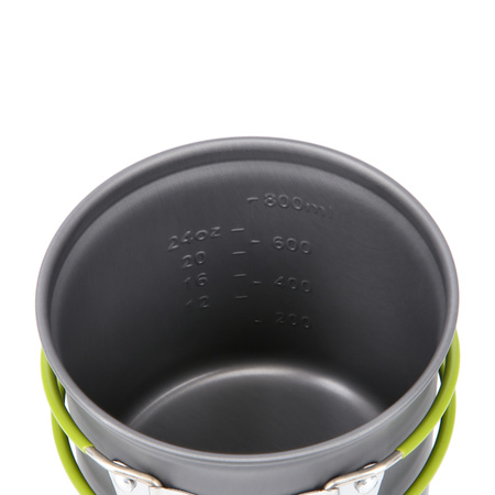 Zestaw naczyń turystycznych XL NILS CAMP NC1767 szary