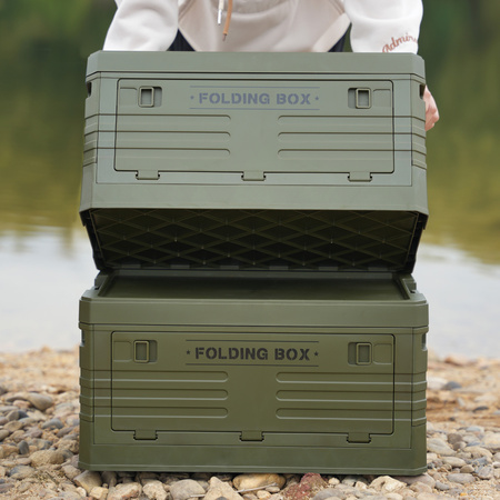 Składana skrzynia kempingowa z pokrywą NILS CAMP NCB4001 32 L