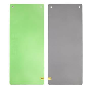 Mata fitness klubowa z otworami HMS PREMIUM MFK08 zielono - czarna EVA