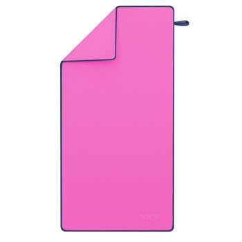 Ręcznik z mikrofibry NILS NCR13 200 x 90 cm różowy