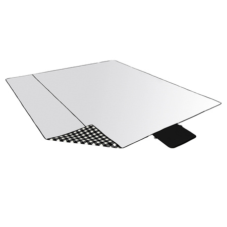 Koc piknikowy NILS CAMP NC2310 biały / czarny