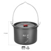 Garnek turystyczny z pokrywką NILS CAMP NC17117 4 L