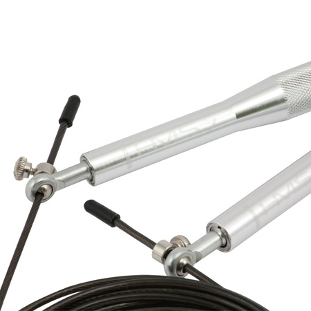 Skakanka szybka HMS SK52 czarna / srebrna