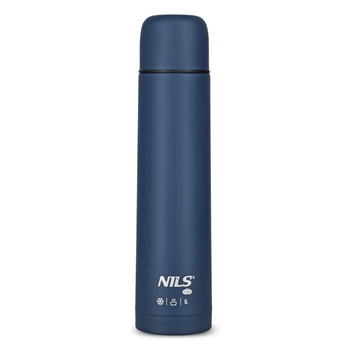 Termos turystyczny NILS CAMP NC3804 1000 ml niebieski