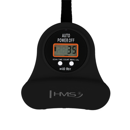 Hula hop z licznikiem HMS HHM13 NEW czarny / złoty