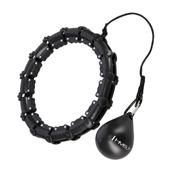 Hula hop z wypustkami i obciążnikiem HMS HHW11 czarny