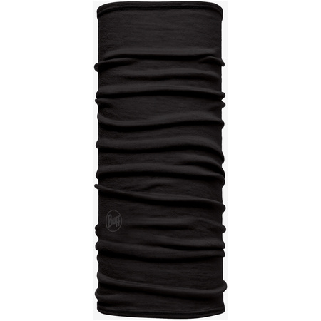 Bandana dziecięca BUFF Merino Lightweight Solid Black