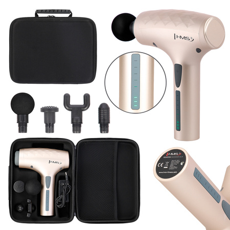 Pistolet do masażu HMS PDM3134I złoty