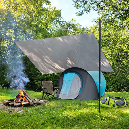 Płachta kempingowa na biwak NILS CAMP NC17111 230 x 140 mm niebieski