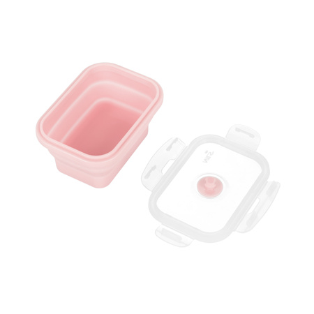 Pojemnik/lunch box składany NILS CAMP NC4105 355 ml różowy