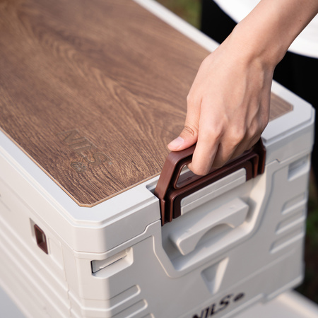 Składana skrzynia kempingowa z funkcją stołu 2w1 NILS CAMP NCB4002 32 L