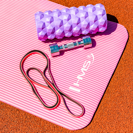 Mata do jogi HMS YM07 różowa