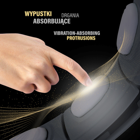 Hula hop magnetyczny z licznikiem i pasem HMS HHM15 czarny