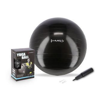 Piłka gimnastyczna HMS YB01 75 cm czarna