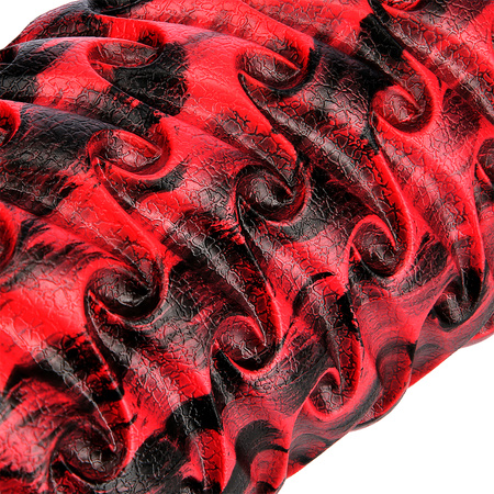 Wałek / roller fitness HMS FS135 czerwono - czarny