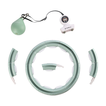 Hula hop z licznikiem HMS HHM15 zielona