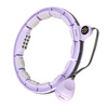 Hula hop z magnesami, obciążnikiem i licznikiem HMS HHM13 fioletowy