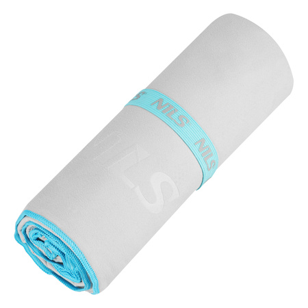 Ręcznik z mikrofibry NILS NCR13 200 x 90 cm szary