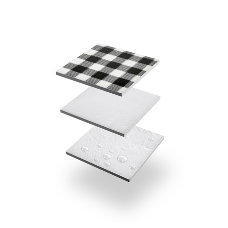 Koc piknikowy NILS CAMP NC2311 200 x 200 cm biało-czarny