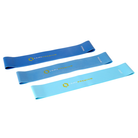 Zestaw gum do ćwiczeń HMS PREMIUM GU04 Pro II 600 x 50 mm