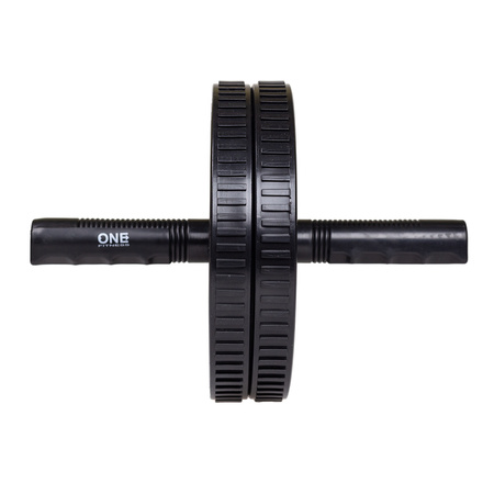 Wałek podwójny ONE FITNESS WK20 czarny