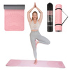 Mata do ćwieczeń i jogi TPE HMS YM10 jasnoróżowa