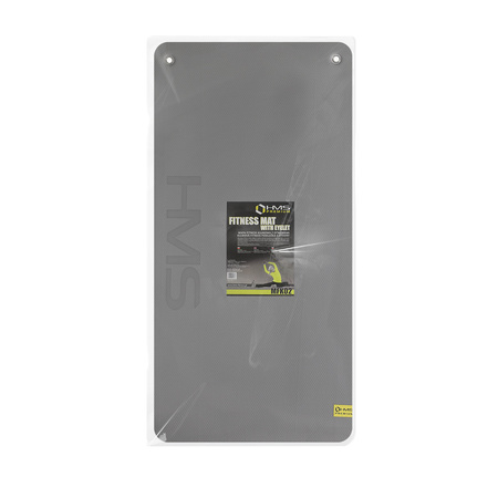 Mata fitness klubowa z otworami HMS PREMIUM MFK02 szaro - czarna