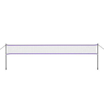 Siatka do badmintona z pokrowicem NILS NT300 600 x 60 mm czarna