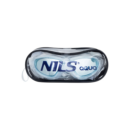 Półmaska do pływania dla dzieci NILS AQUA NQG280MAF biała