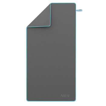 Ręcznik z mikrofibry NILS NCR13 200 x 90 cm ciemnoszary