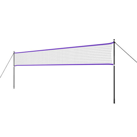 Siatka do badmintona z pokrowicem NILS NT300 600 x 60 mm czarna