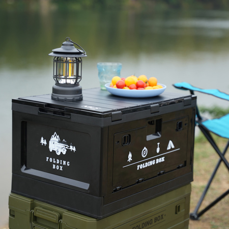 Składana skrzynia kempingowa z funkcją stołu 2w1 NILS CAMP NCB4006 50L