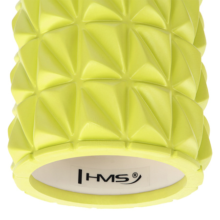 Wałek / roller fitness HMS FS205 limonkowy
