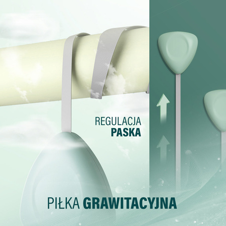 Hula hop z magnesami, obciążnikiem i licznikiem HMS HHM14 zielony