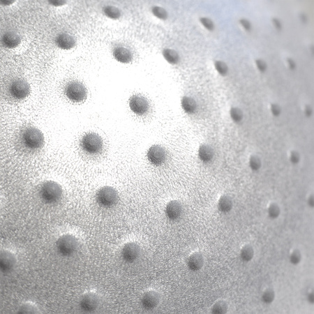 Piłka gimnastyczna masująca HMS YB03 65 cm jasnoszara