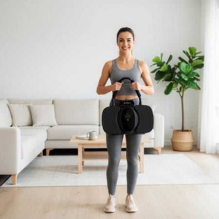 Automatyczne koło do ćwiczeń mięśni brzucha z podparciem i wyświetlaczem HMS KA40