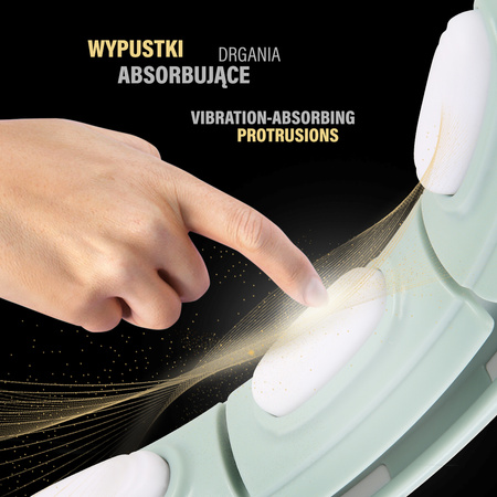 Hula hop z licznikiem HMS HHM15 zielona