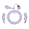 Hula hop z magnesami, obciążnikiem i licznikiem HMS HHM13 fioletowy